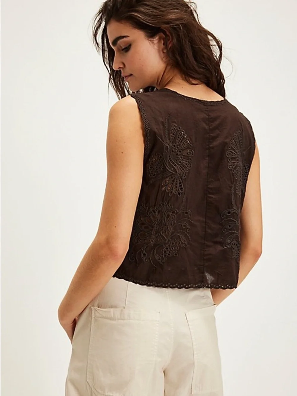 Free People sweet escape top - brown